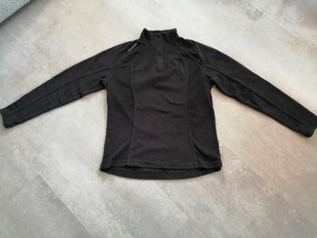 polaire noire taille L Quechua Décatlon