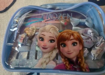 Trousse avec accessoires pour cheveux la reine des neiges 