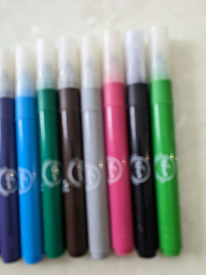 Lot de 33 feutres  Pichon, à grosse pointe. - photo numéro 7