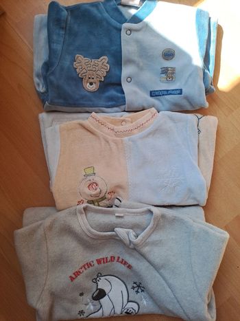 Lot pyjamas 1piece 6mois #influx