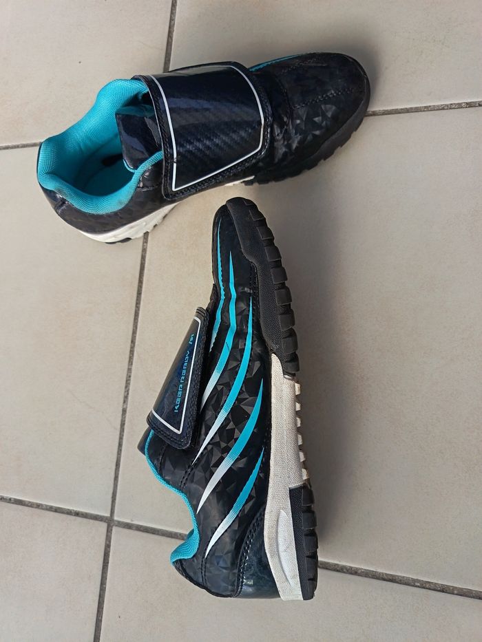 Baskets noir turquoise T37 - photo numéro 5