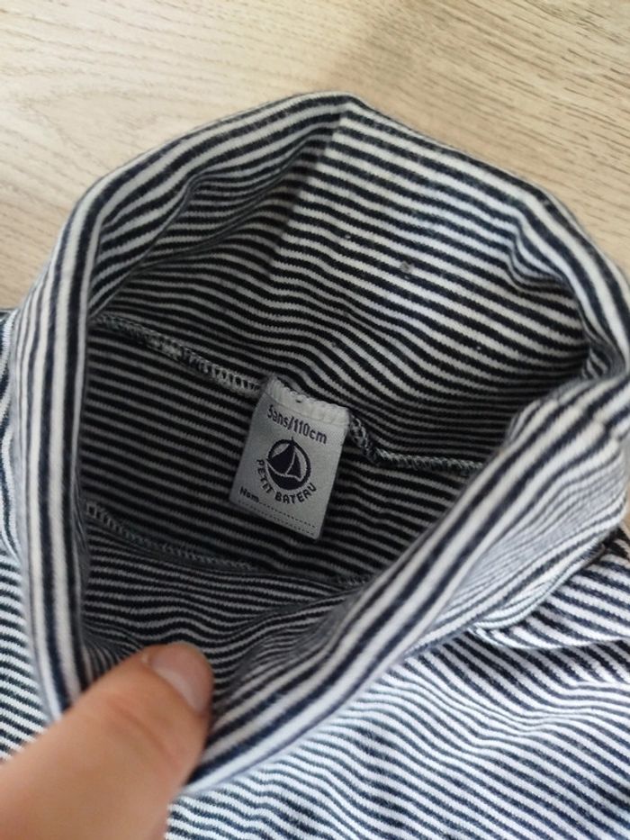 Lot col roulé 5 et 6 ans petit bateau - photo numéro 4