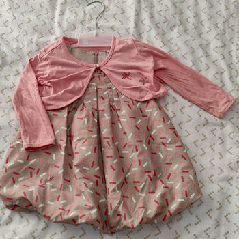 Robe fille + boléro 