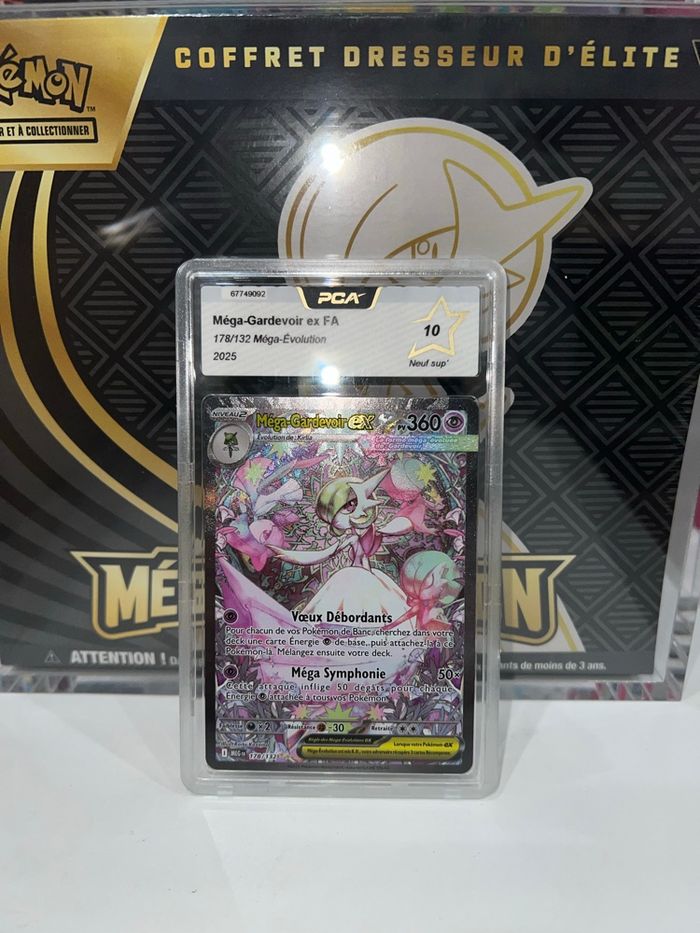 Carte Pokémon Mega-gardevoir ex MEG  178 / 132 - PCA 10 - Mega évolution