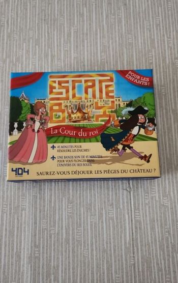 Jeu complet Escape box LA COUR DU ROI