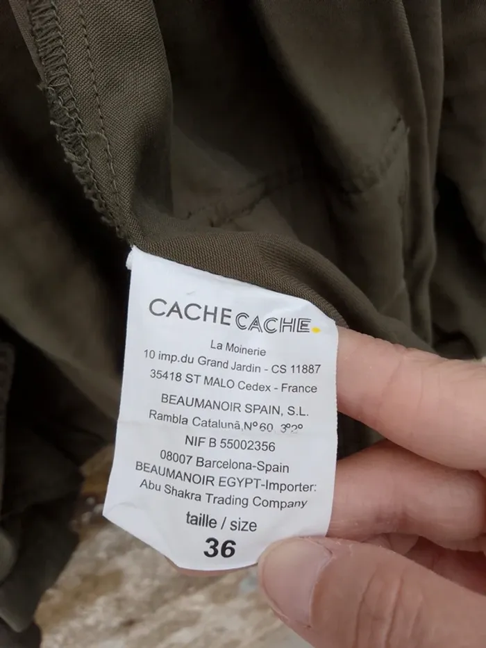 Veste kaki taille S - photo numéro 3