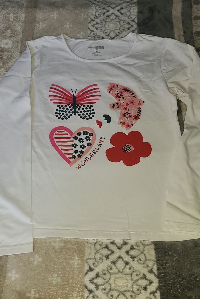 À l'unité t-shirt manches longues fille 12 ans - photo numéro 2
