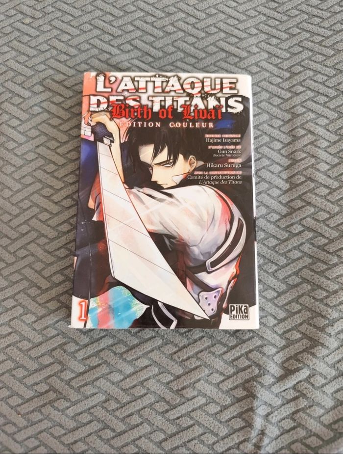 Lot de 6 manga l'attaque des titans - photo numéro 3