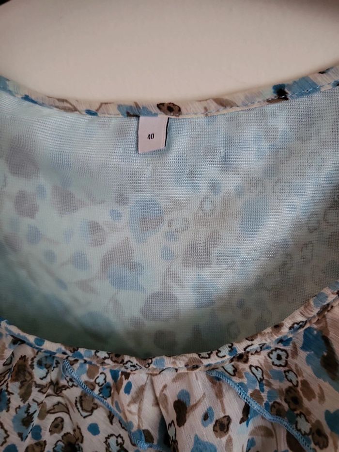 Haut en voile fleuri - photo numéro 2