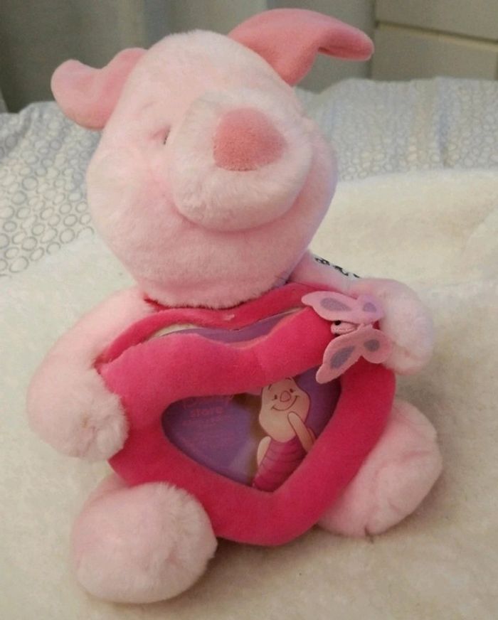 Peluche disney store cadre photo porcinet 28 cm - photo numéro 6