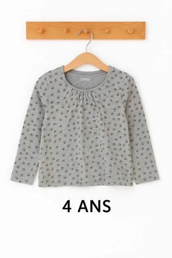 🌟 T-shirt à fleur pour Fille - 4 ans 🌟