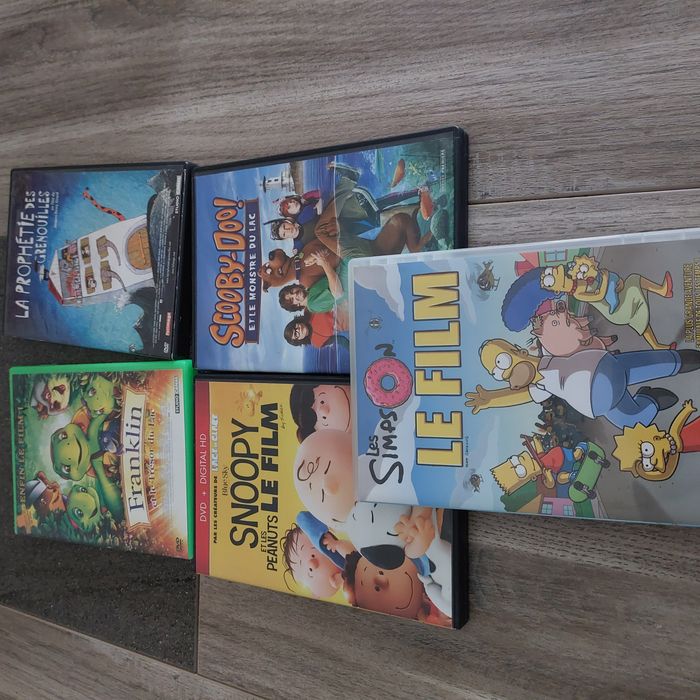 Lot 5 DVD Enfants