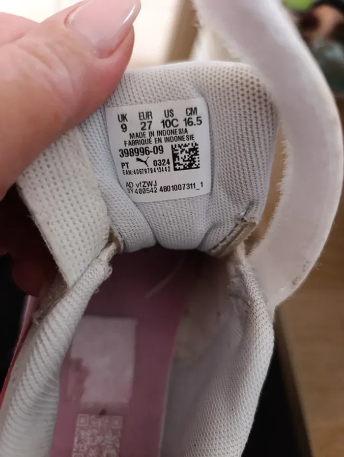 Baskets Puma P27 rose - photo numéro 2
