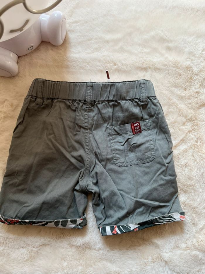 Short réversible kaki Ikks - taille 2 ans - photo numéro 5