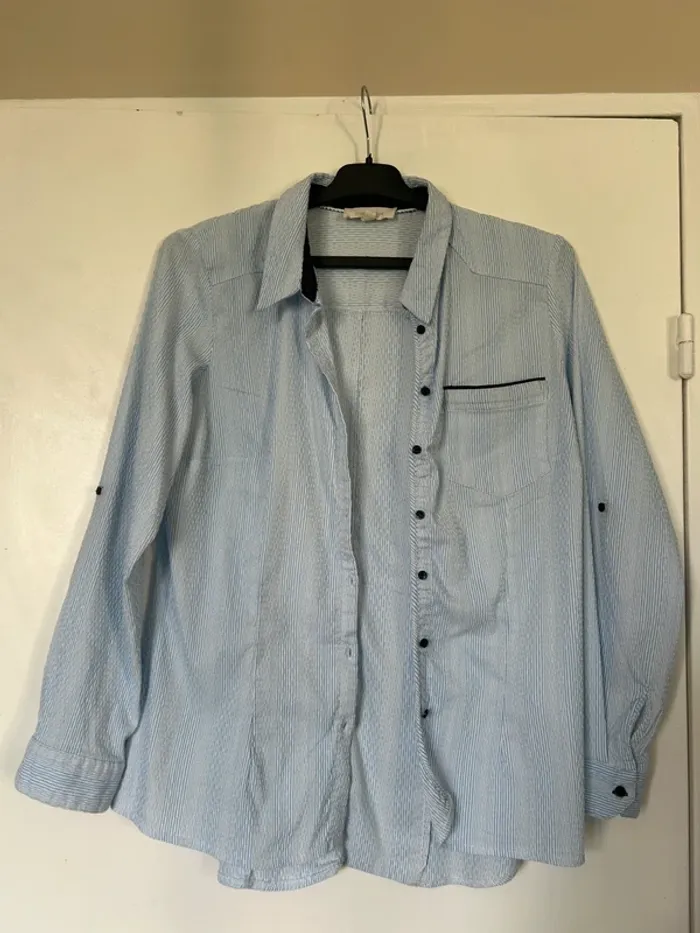 Chemise bleue