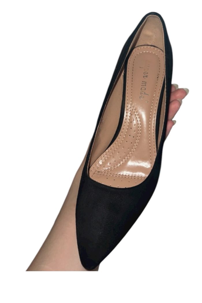 Escarpins noirs à talons carrés 38 - photo numéro 3