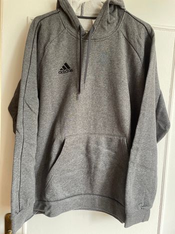 Sweet à capuche, gris, Adidas