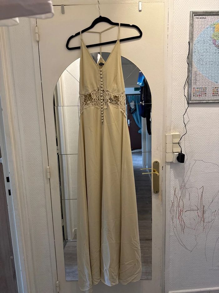 Robe de soirée longue écru taille XS Jarlo - photo numéro 4