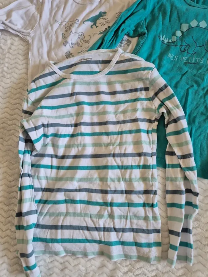 Lot de 3 maillots de corps 10 ans dinosaures - photo numéro 2