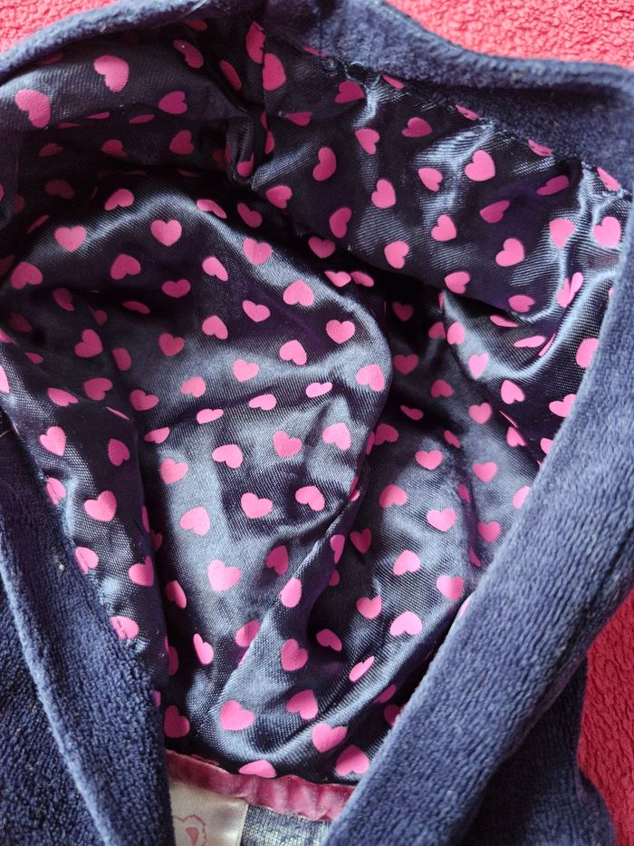 Magnifique veste velours coeurs et noeuds - photo numéro 5