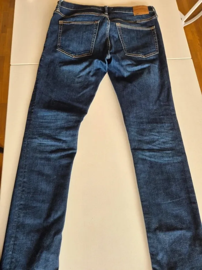 Jeans GAP Skinny 30 x 32 bleu foncé - photo numéro 11