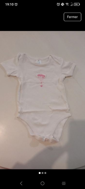 Bodies manches courtes bébé fille