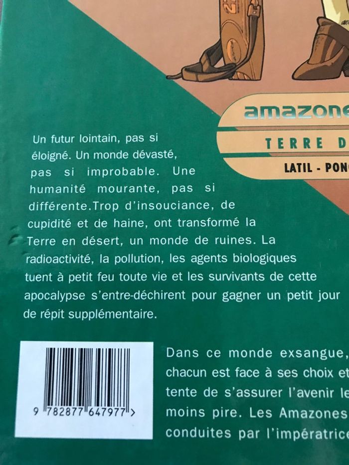 Bd Amazone century terre de dangers - photo numéro 3