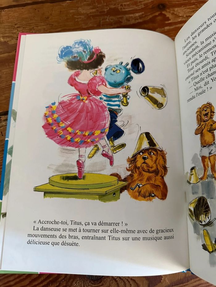 Livre bd album Pierre Probst multicolore Caroline les vacances de Titus robot - photo numéro 3