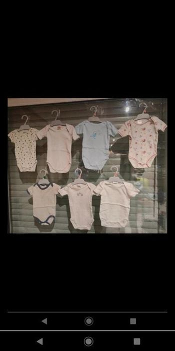 Lot de 7 bodies manche courte 3 mois