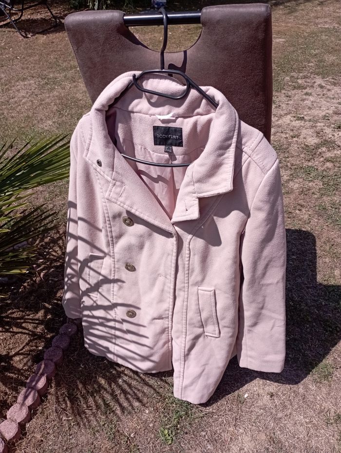 Manteau vieux rose taille 44
