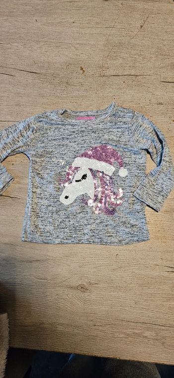 Pull léger à manches longues gris chiné, Primark, 18/24 mois, nickel