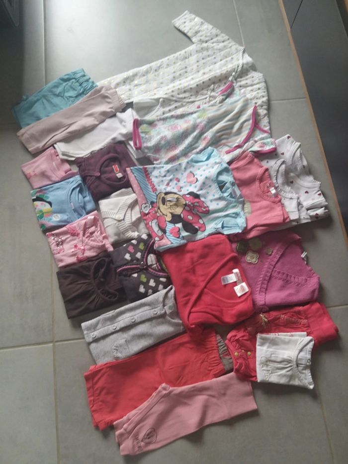 Lot de vêtements été fille en 3 mois