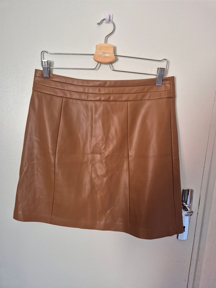 Magnifique jupe marron taille 42 neuf