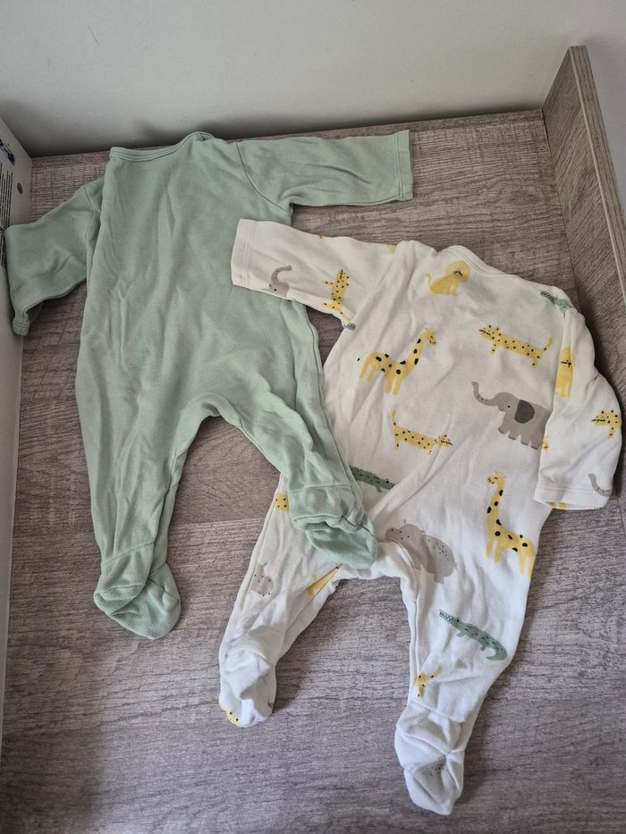 Lot de 2 pyjamas manches longues 3 mois kiabi - photo numéro 4