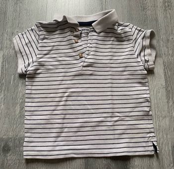 Polo à rayures 24 mois
