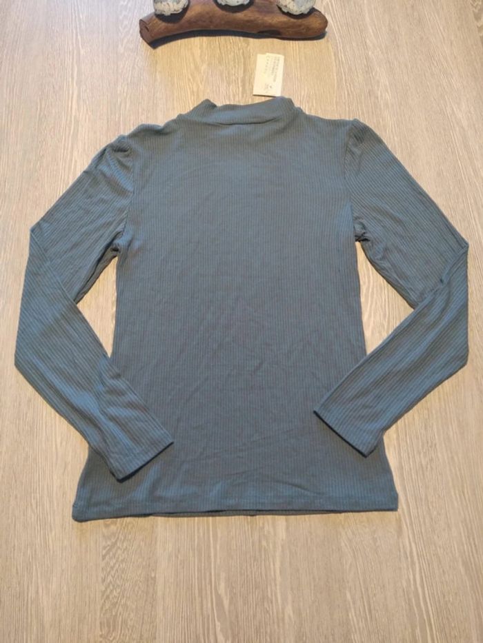 Haut manches longues camaïeu bleu taille m - photo numéro 3