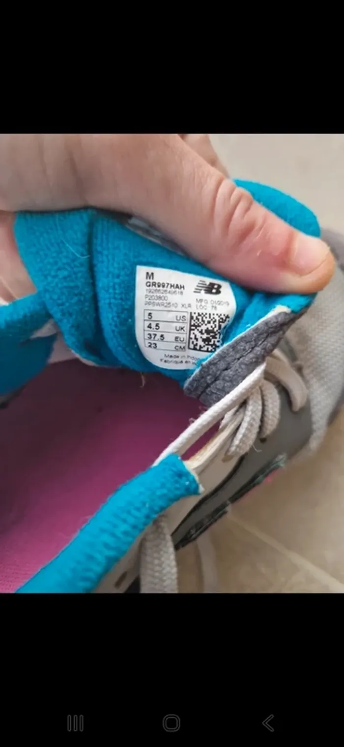 Basket new balance 997h tres bon etat taille 37.5 - photo numéro 8
