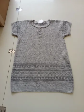 Robe d'hiver gris 6 ans