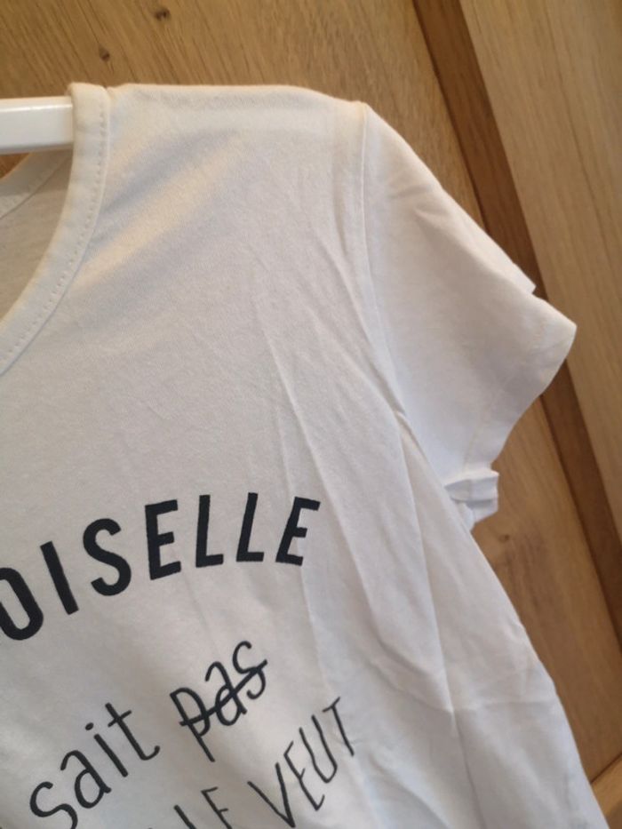 T-shirt en blanc et noir S - photo numéro 5