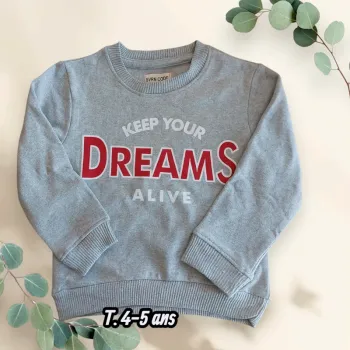 Sweat enfant T. 4-5 ans Neuf sans étiquette