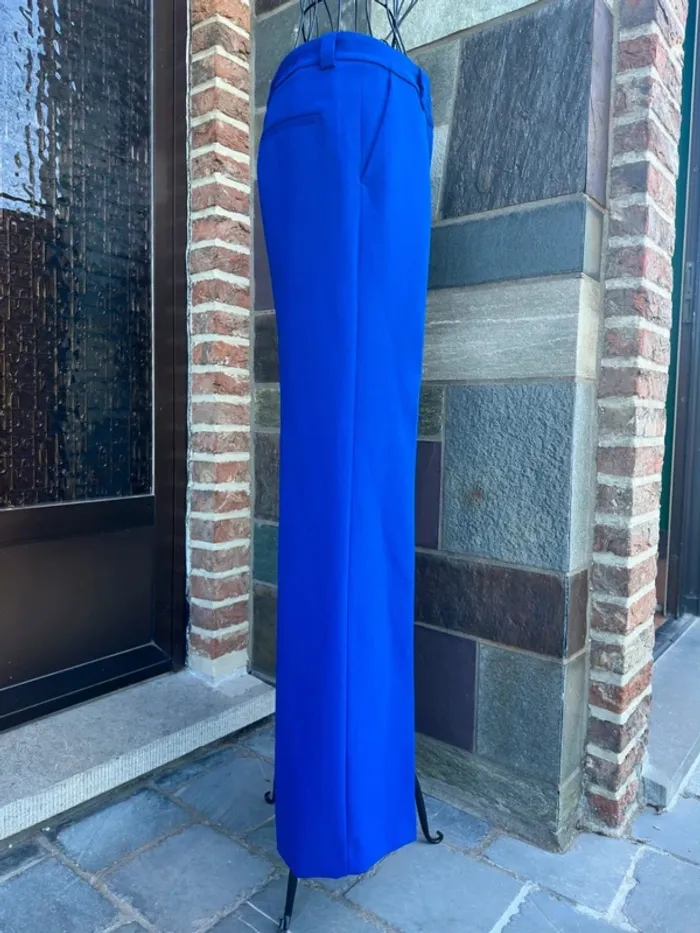 Pantalon costume bleu Zara Taille XS / 34 - photo numéro 13