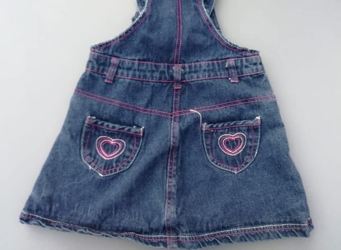 Robe en jeans 2 ans fille les petits babies - photo numéro 4
