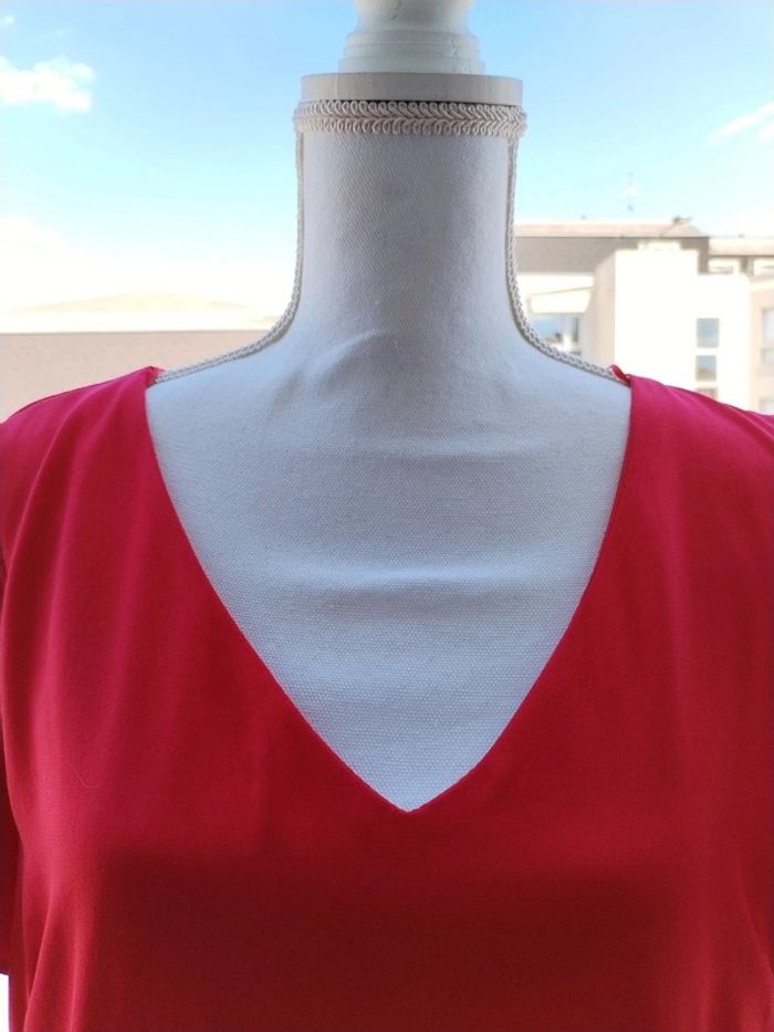 Femme Robe rouge Etam taille 44 - photo numéro 5