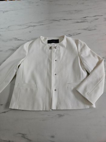 Zara veste blanche taille M