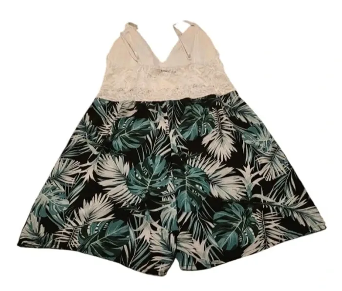 Combi-short fleurie Made in Italy taille unique - photo numéro 2