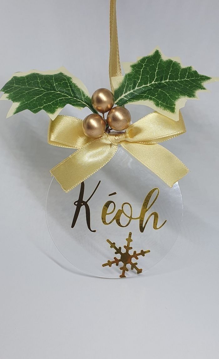 Boule de noël personnalisée - photo numéro 3
