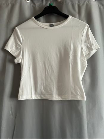 Top court blanc Shein