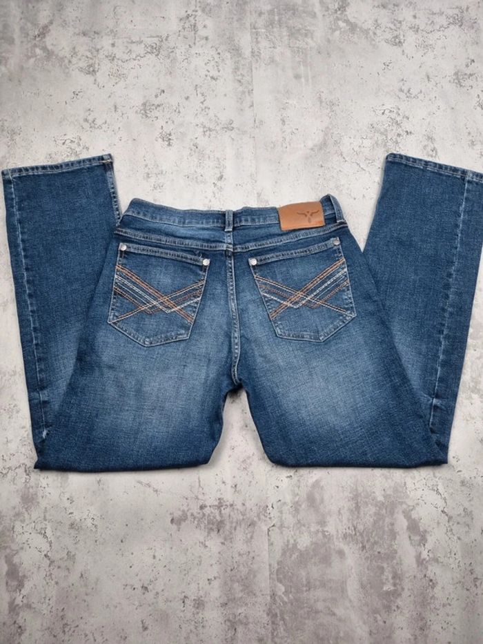 Jean Wrangler bleu Taille 30x30 (mesures en photos) - photo numéro 3