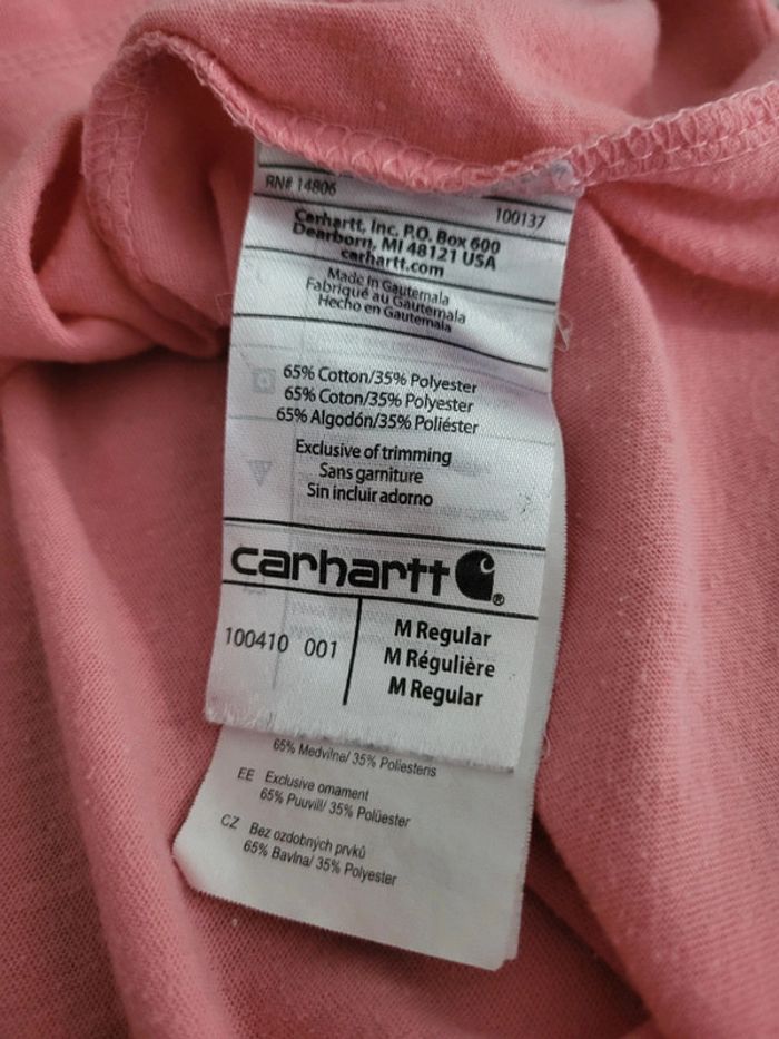 T-shirt Carhartt rose - M - photo numéro 6