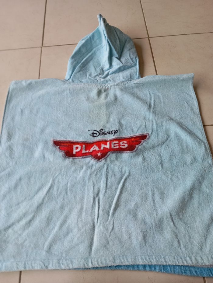 Poncho cape peignoir de bain enfant planes disney - photo numéro 2